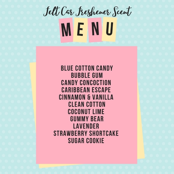 Mama Rainbow Leopard Felt Car Air Freshie - Picture 4 of 5